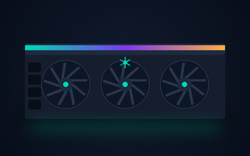 Видеокарта Kraken Reef RTX 4080 Super с тремя вентиляторами и RGB-подсветкой